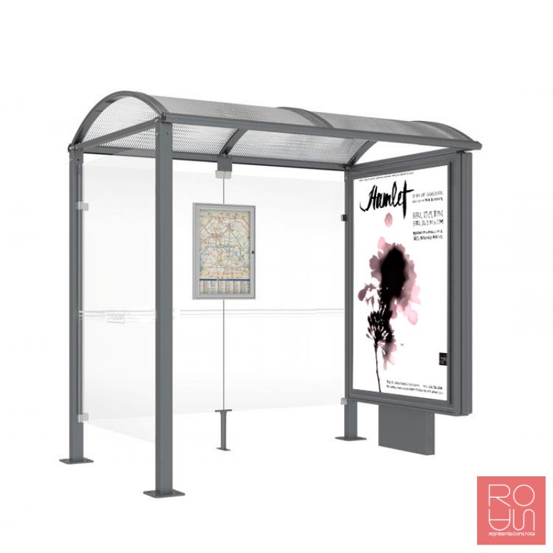 Marquesina parada d'autobús Bòveda